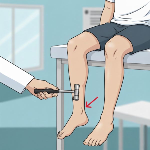 Testing the Achilles reflex