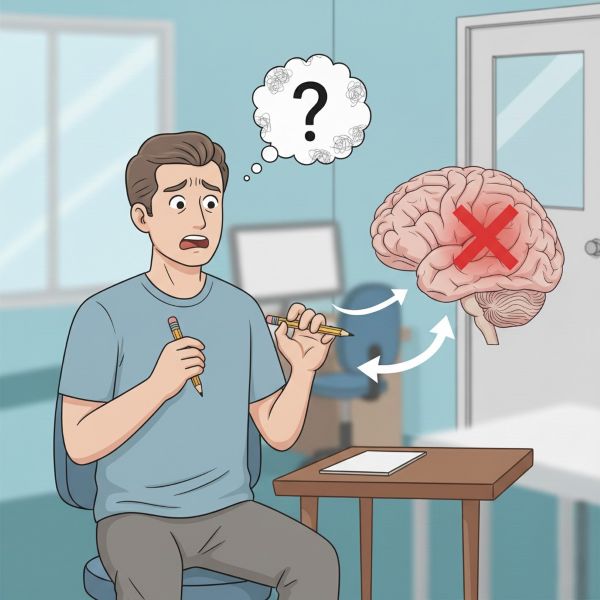 Conceptual illustration of the alien grasp reflex