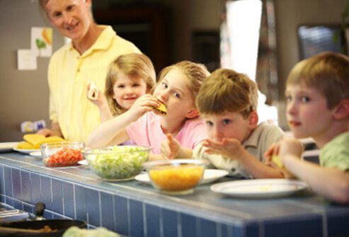 Let your children have some control over the foods they eat and participate in the decision-making about what is served. 