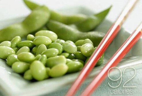 A bowl of edamame.