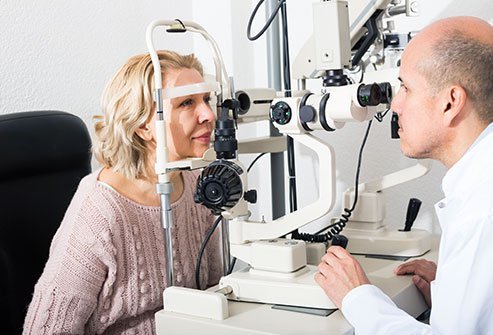 Diabetes can threaten your eye health, so visit the eye doctor regularly.
