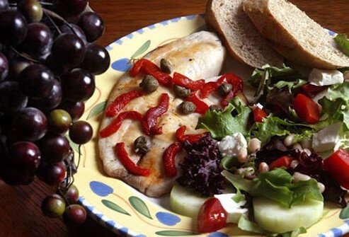 Photo of fish dinner.