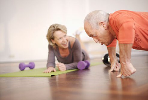 A man testing his endurance.