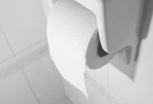 Photo of toilet paper.