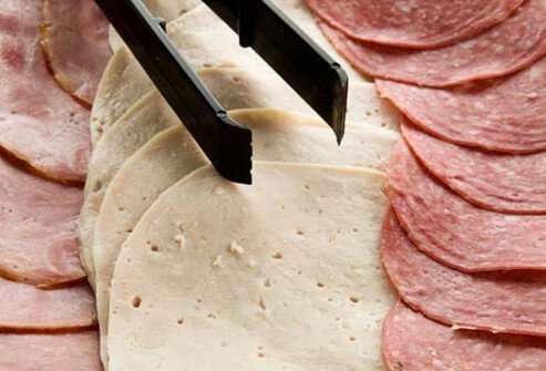 Photo of deli meats.