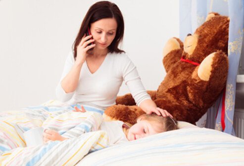 Monitor your child for a few days or longer while he or she is recovering from the cause of abdominal aches. 