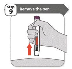 Remove the pen - Illustration