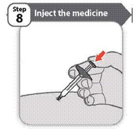 Inject the medicine - Illustration