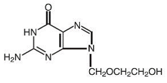 ZOVIRAX® (acyclovir) Structural Formula Illustration ZOVIRAX® (acyclovir) Structural Formula Illustration