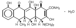 ADOXA® (doxycycline) Structural Formula Illustration ADOXA® (doxycycline) Structural Formula Illustration