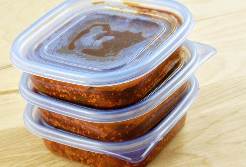 Divide large recipes into ready-to-go single servings, and you may save yourself some time during the week.