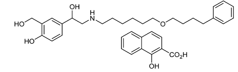 almeterol Structural Formula  - Illustration