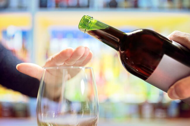 Drinking alcohol is not good for men or women trying to conceive. 