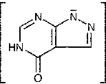 ALOPRIM (allopurinol sodium) Structural Formula Illustration