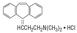 AMRIX® (cyclobenzaprine hydrochloride) Structural Formula Illustration