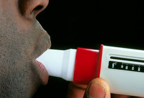 Use a peak flow meter to monitor asthma symptoms in adults and kids.