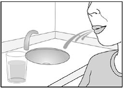 Close the inhaler - Illustration
