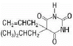 Butalbital -  Structural Formula Illustration