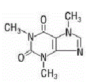 Caffeine -  Structural Formula Illustration
