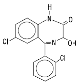 ATIVAN (lorazepam) Structural Formula Illustration