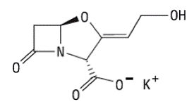 Clavulanate potassium - Structural Formula Illustration
