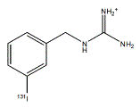 AZEDRA® (iobenguane I 131) Structural Formula Illustration AZEDRA® (iobenguane I 131) Structural Formula Illustration