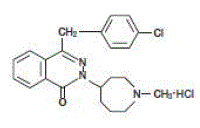 AZELASTINE HCL NASAL- azelas tine hcl Structural Formula Illustration AZELASTINE HCL NASAL- azelas tine hcl Structural Formula Illustration