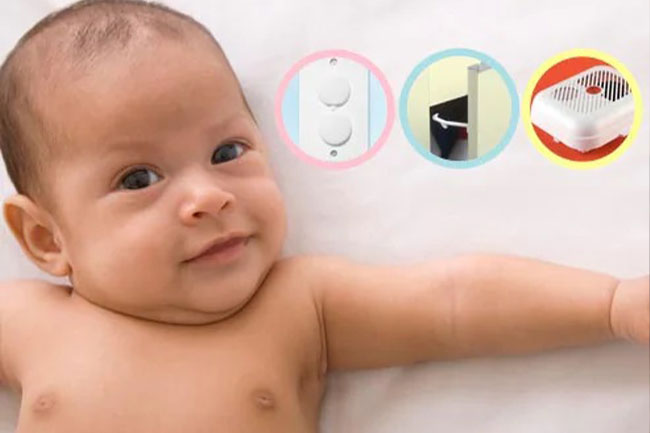 Get a head start on baby proofing your home. 
