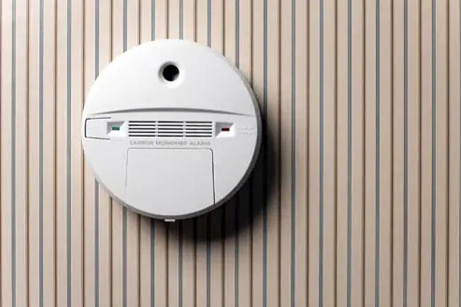 Install smoke and carbon monoxide detectors and make sure to test the batteries often.