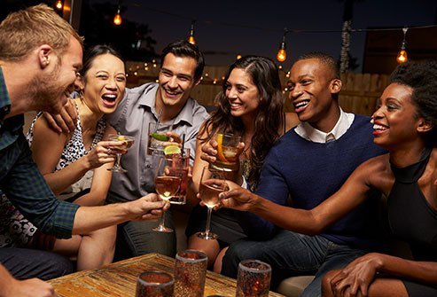 A night out drinking can leave you with stinky breath.