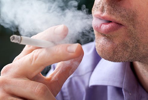 Cigarette smoking dries out your mouth.