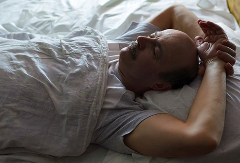 sleeping on your back can cause low back pain.