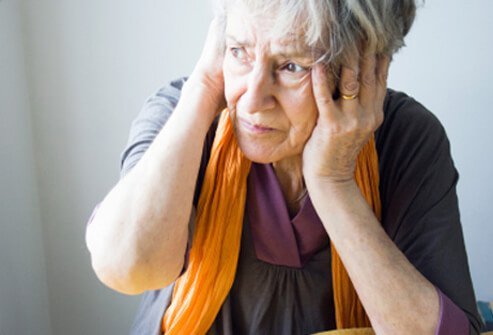 A woman suffers from the symptoms of Ménière's disease.