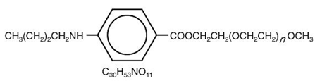 BENZONATATE (Benzonatate) Structural Formula Illustration BENZONATATE (Benzonatate) Structural Formula Illustration