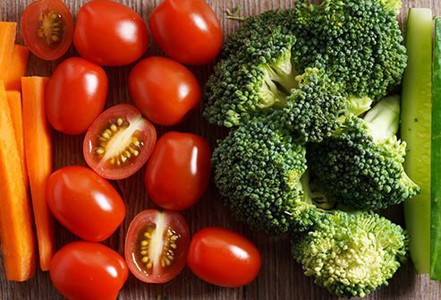 Add a mix of veggies to your salad to get more nutrition and flavor.
