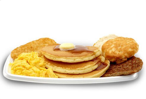 McDonald's Big Breakfast With Hotcakes.