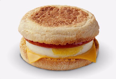 McDonald's Egg and Cheese McMuffin.