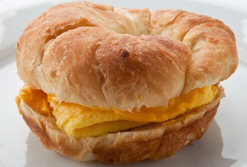 Burger King's Egg and Cheese Crossan'wich.