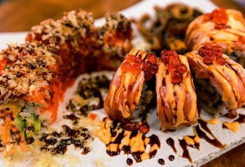 There is lots of sushi out there, and with a little practice, you can make your own healthy masterpieces, too.