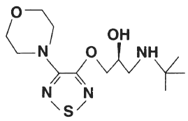 Betimol® (timolol) Structural Formula Illustration