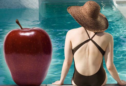If your tummy is your trouble-zone, more so than your hips, you're not alone.