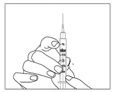 Tap the syringe - Illustration