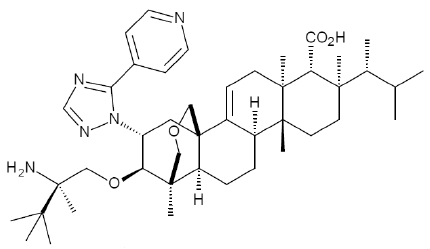 BREXAFEMME® (ibrexafungerp) Structural Formula Illustration