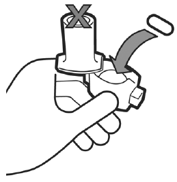 Take 1 capsule out of the blister pack and put it in the chamber. - Illustration