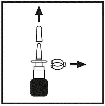 Remove protective clip  - Illustration