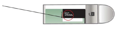 Remove 1 autoinjector from the refrigerator and rest it
flat for 15 minutes - Illustration