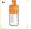 Then lift the vial with the orange connector now - Illustration Then lift the vial with the orange connector now - Illustration