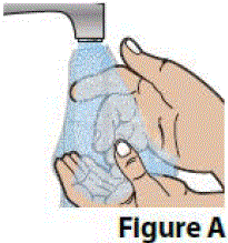 Wash your hands with soap and water - Illustration