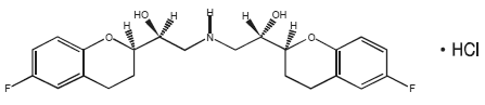 l-nebivolol - Structural Formula Illustration l-nebivolol - Structural Formula Illustration