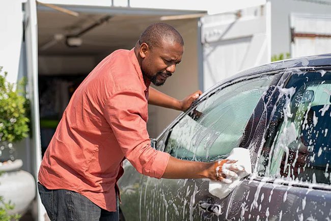 Washing the car is a great way to burn calories, you can burn 135 to 200 calories in 30 minutes.